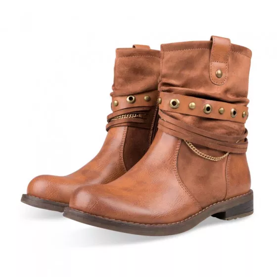 Bottines COGNAC MERRY SCOTT