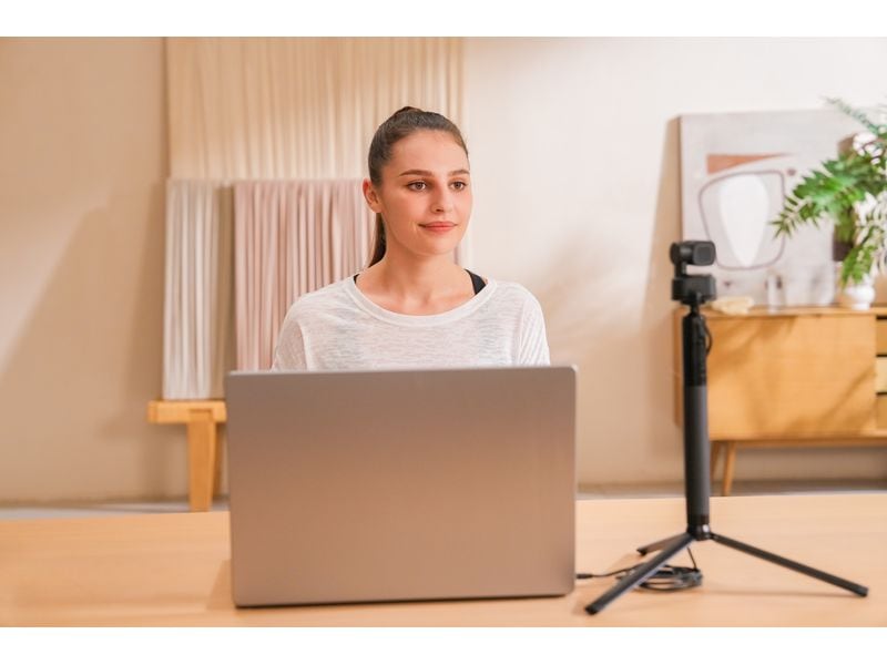 Obsbot USB Kamera Tiny 2 Lite 4K 30 fps, AI Tracking AI-gesteuerte 4K-PTZ-Webcam