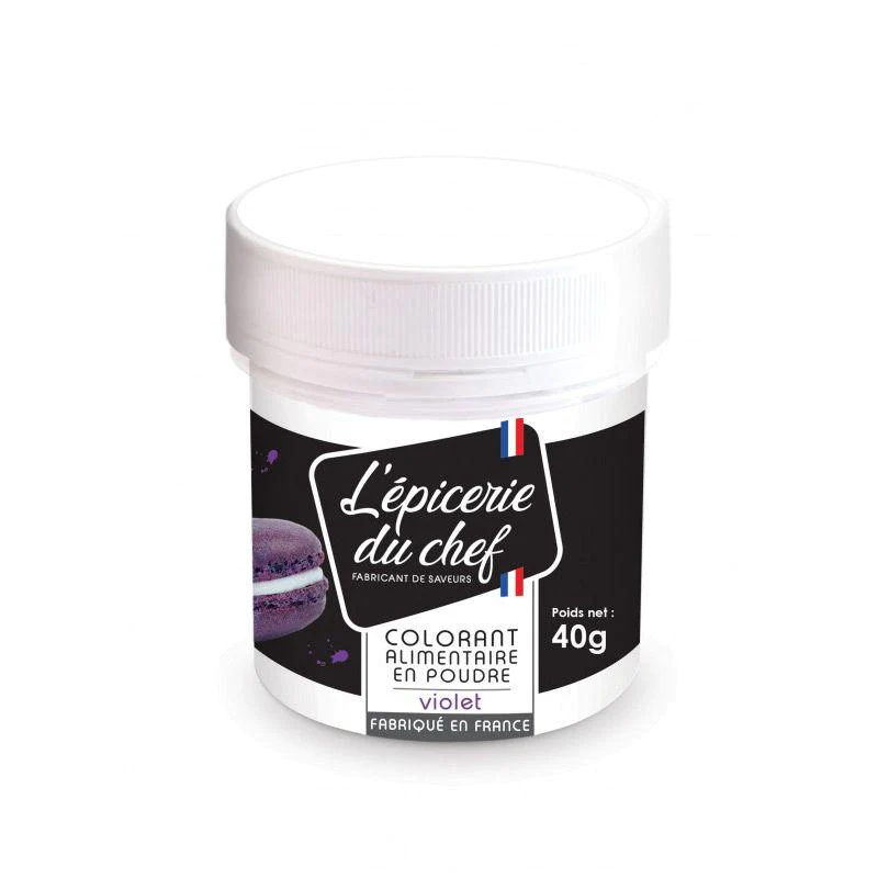 Colorant alimentaire en poudre violet 40 g Scrapcooking