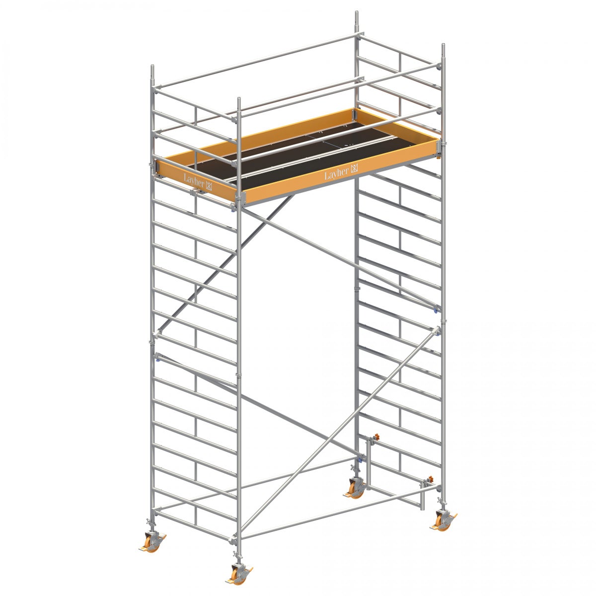 Layher rolsteiger Uni breed 6,20m AH