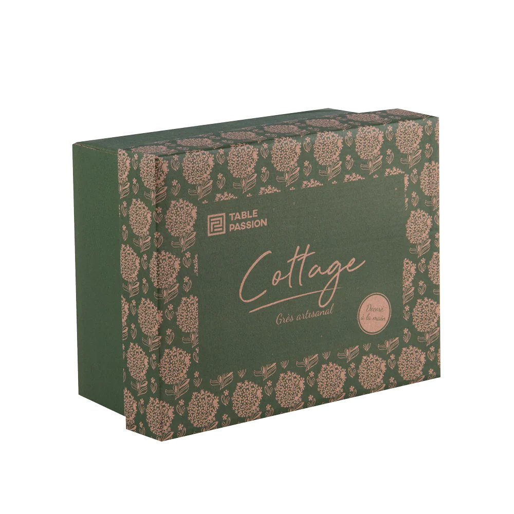 Coffret de 4 mugs 30 cl Cottage Table passion