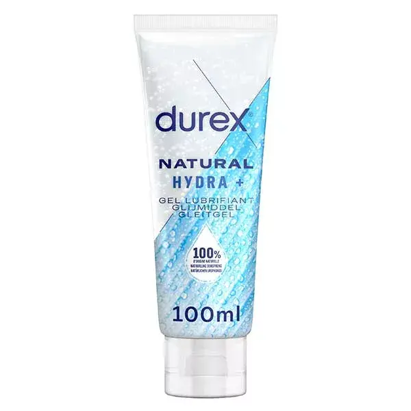 Gel Lubrificante Durex 100% de Origem Natural - Com Ácido Hialurônico - 100ml