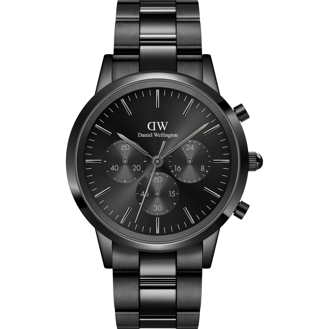 Daniel Wellington Iconic Chronograph Link Onyx Ø 40mm