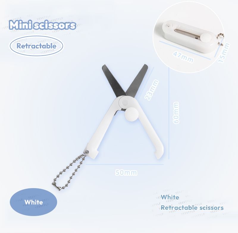 NEJA - Intrekbare mini-schaar sleutelhanger