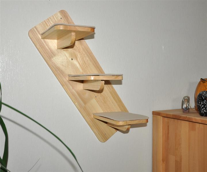 Nanook Katzentreppe 3-stufig - Katzen Kletterwand