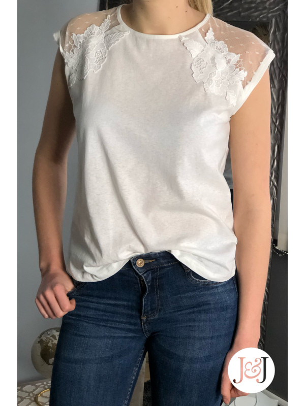 T-shirt blanc 'Manille'