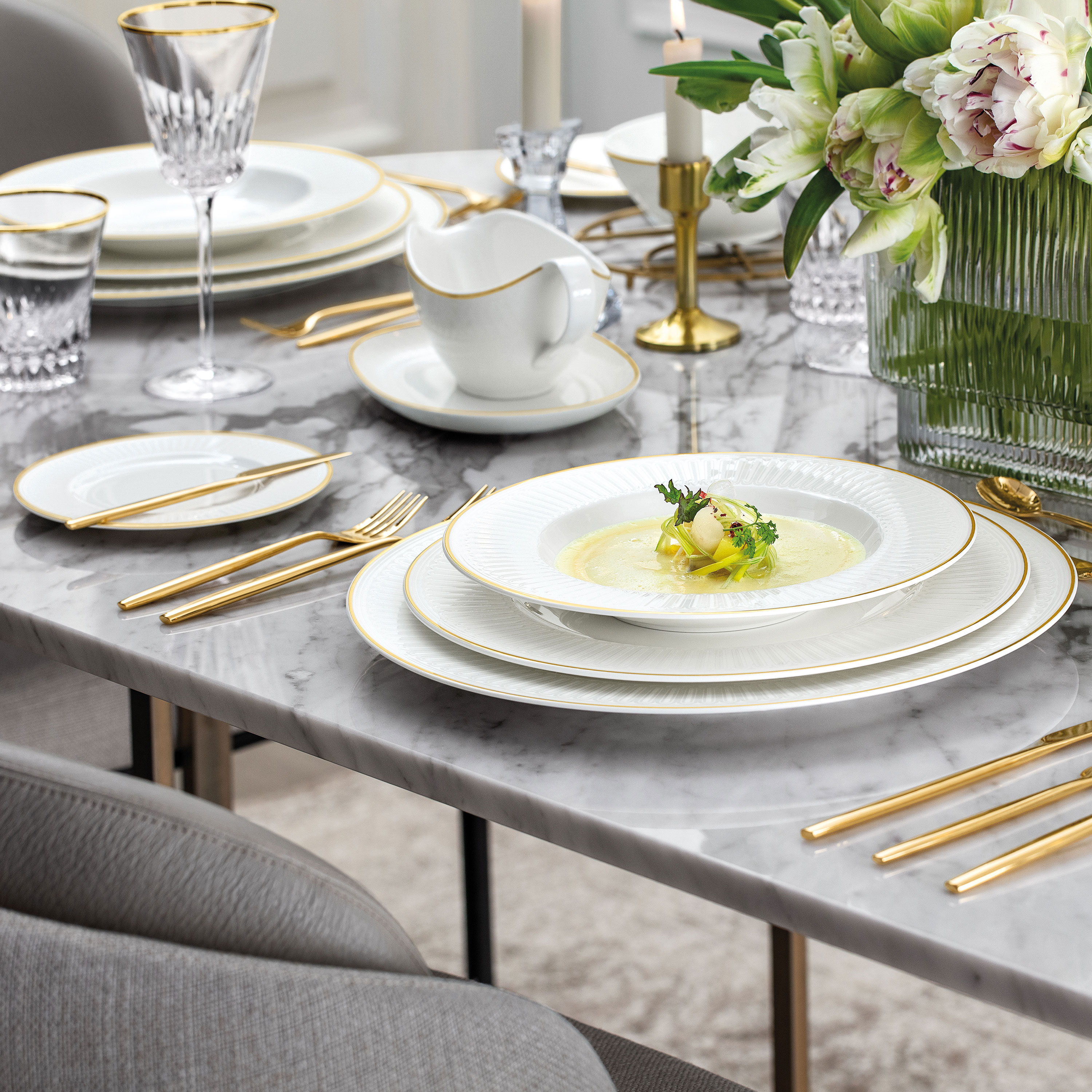 Chateau Septfontaines Bread plate White, 6.5'', Premium Bone Porcelain