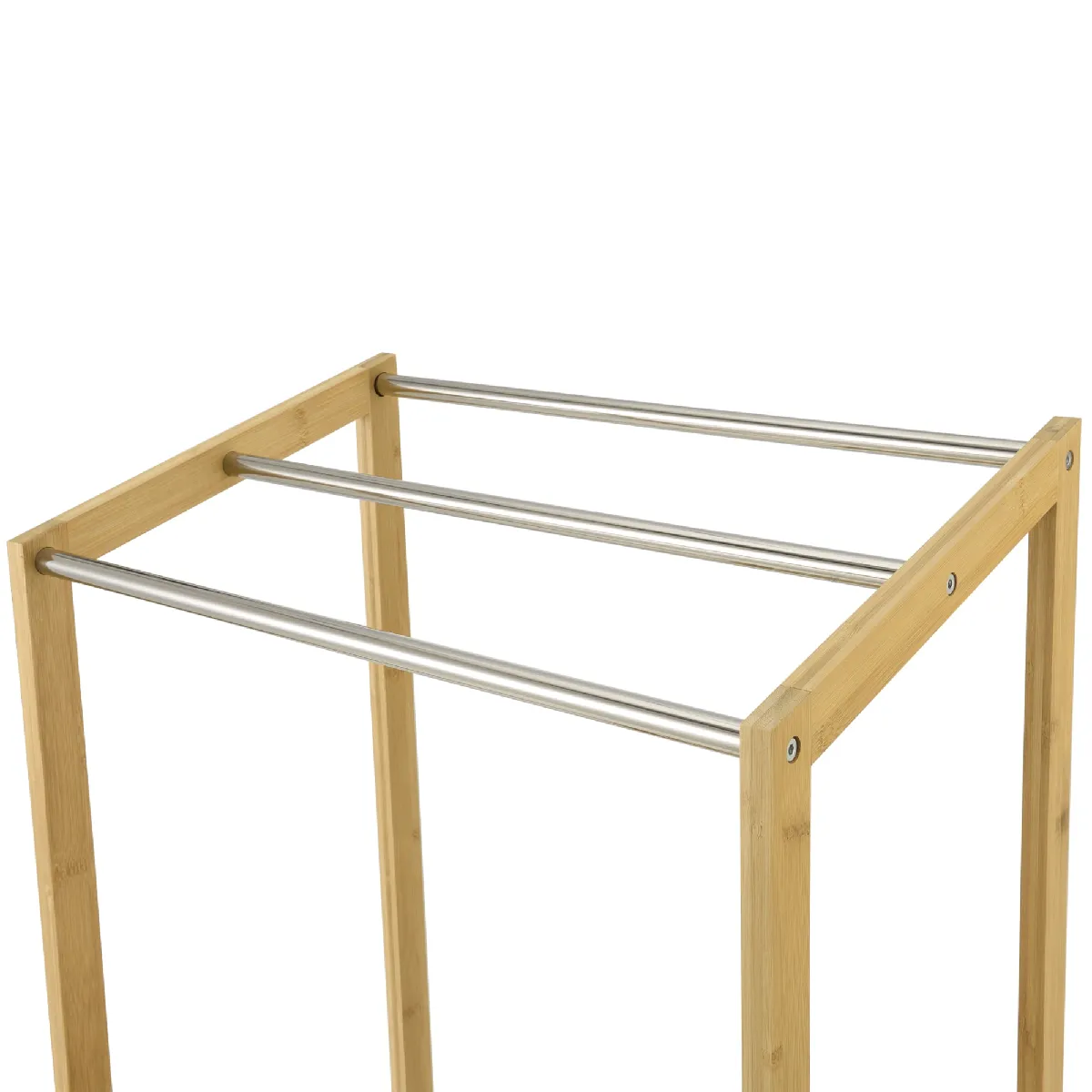Helloshop26 Porte-serviettes sur pied - Bambou