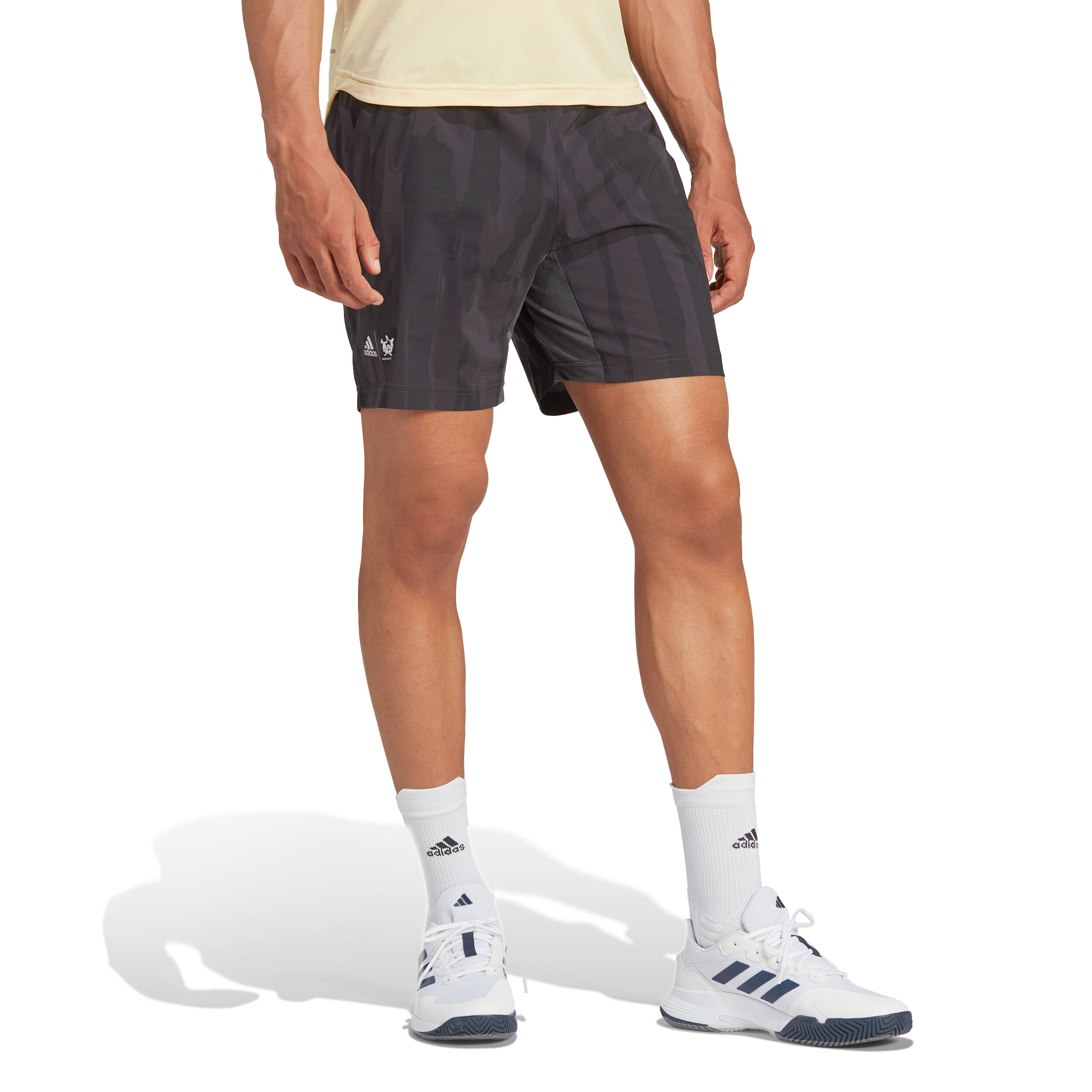 adidas NY Printed Shorts Hommes - Gris