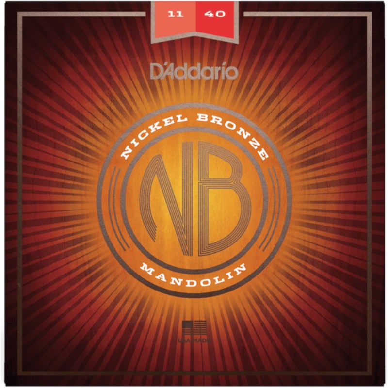 D'Addario NBM1140 Nickel Bronze Medium 11-40 snaren voor mandoline
