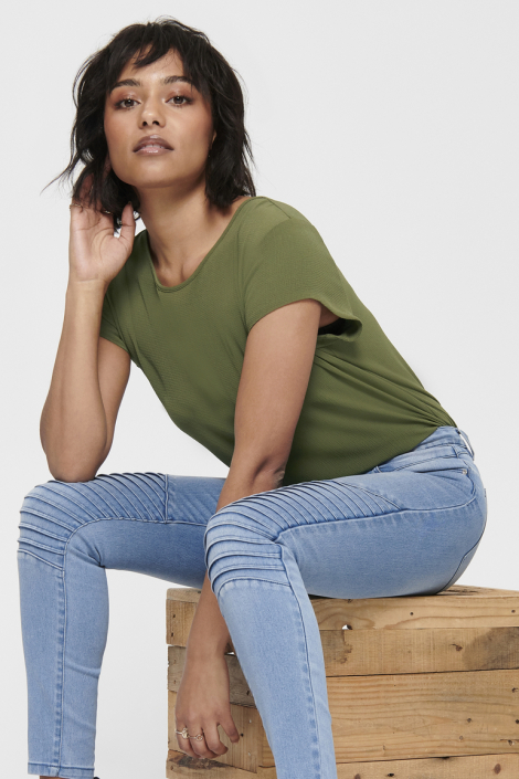 Only groene dames t-shirt