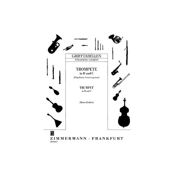 Zimmermann Verlag Fingering Chart Trumpet