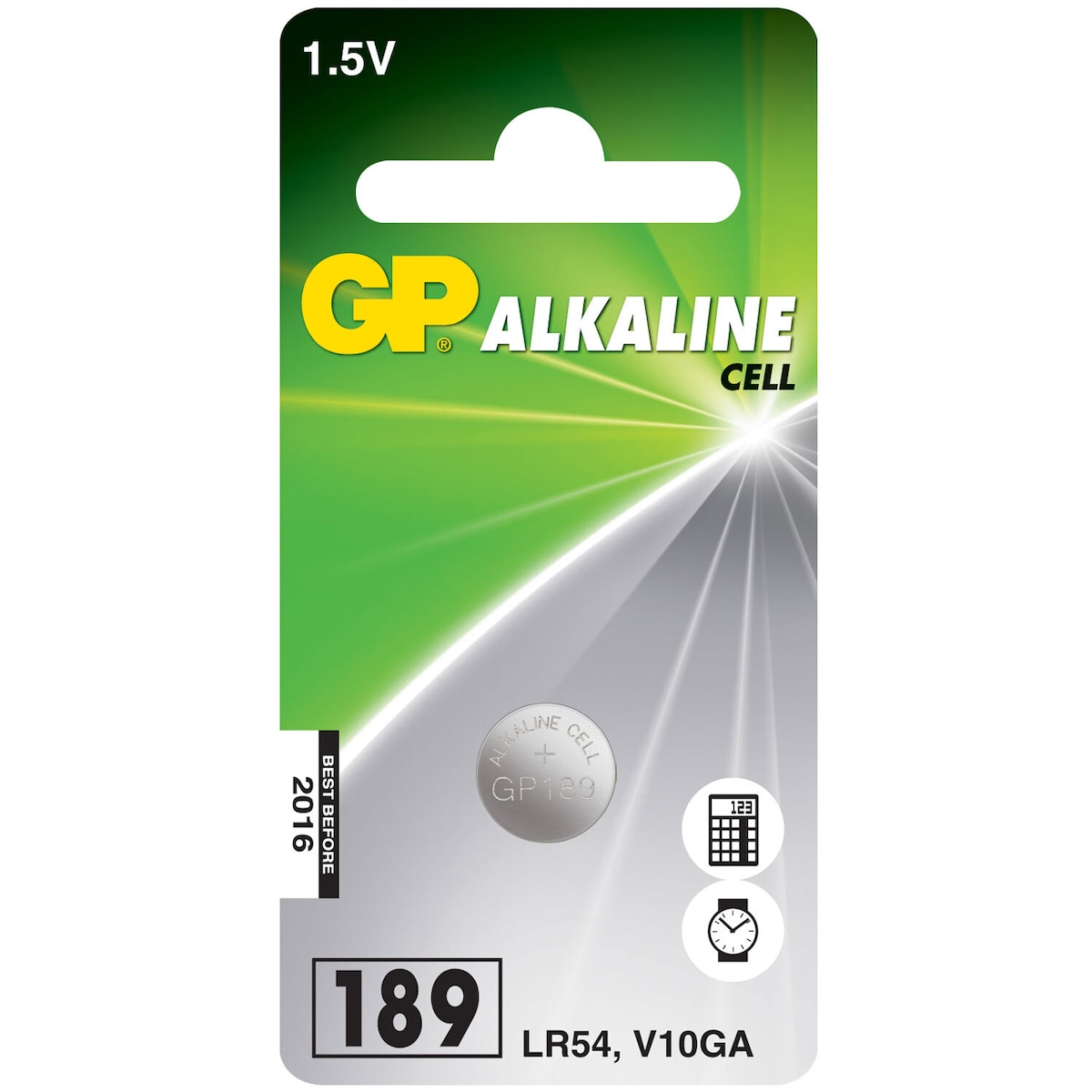 LR54 1,5V Alkalisk 1-pack