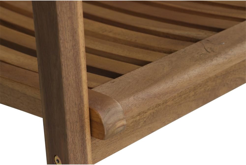 Siena Garden 120509 2er Bank Paleros, 62x120x92,5cm, Akazienholz, geölt in natur, FSC 100%
