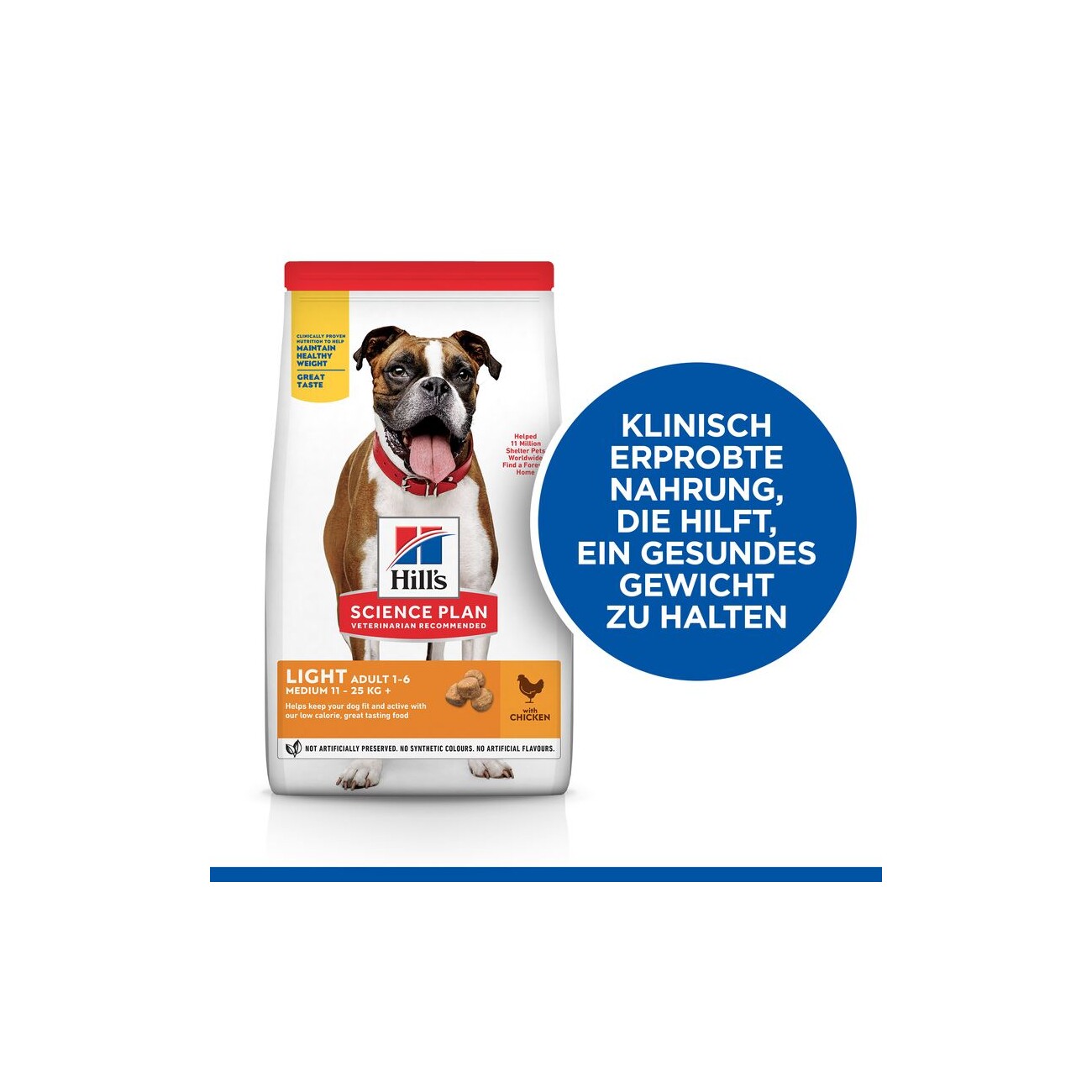Hill's Science Plan Adult Light Medium mit Huhn 14 kg