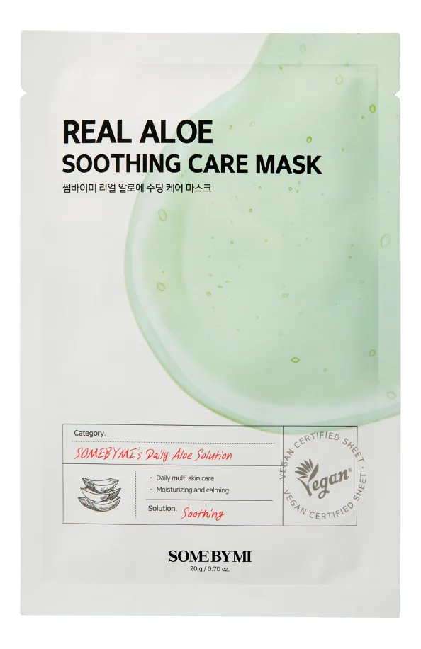 Some By Mi Real Aloe Soothing Care Mask - 20 g.