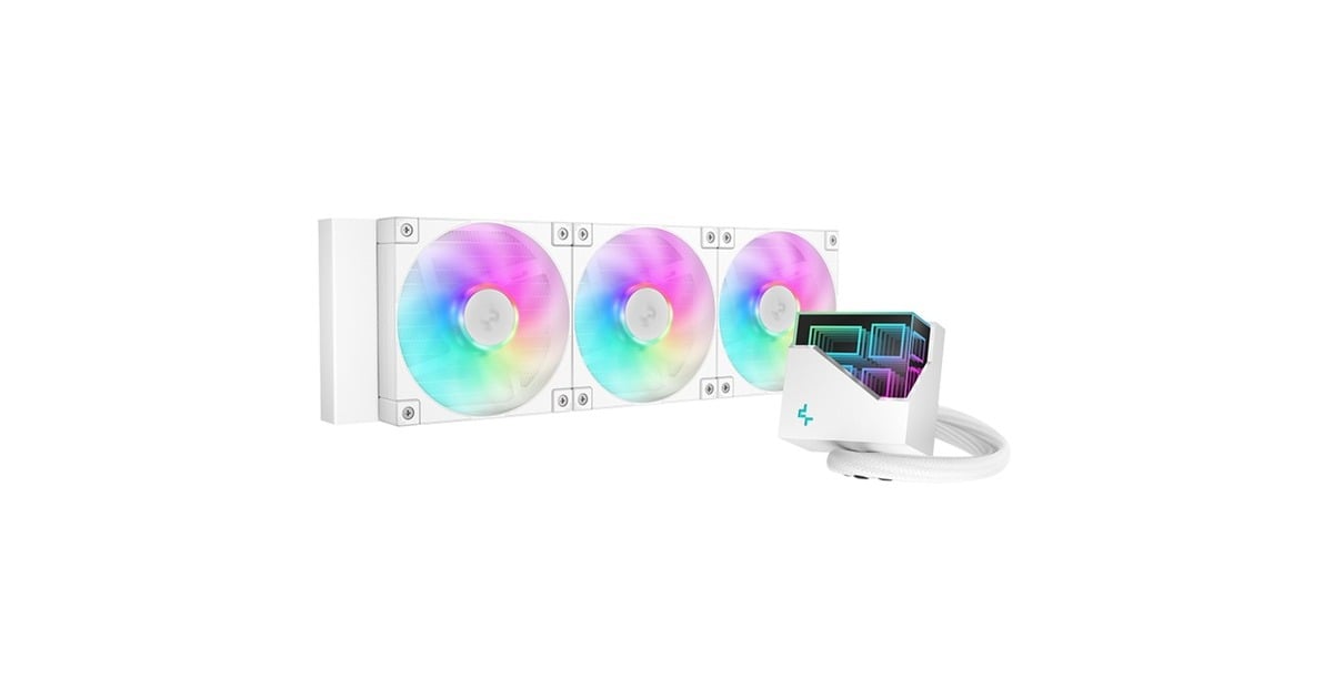 DeepCoolLT360 ARGB waterkoeling  (Wit, 4-pins PWM fan-connector)