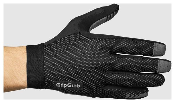 Gants longs d'été GripGrab Vertical 2 InsideGrip Noir