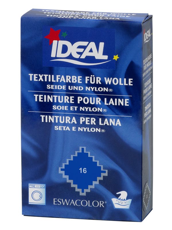 IDEAL Wolle Color<br>30 g, Pulver, No16 blau franc