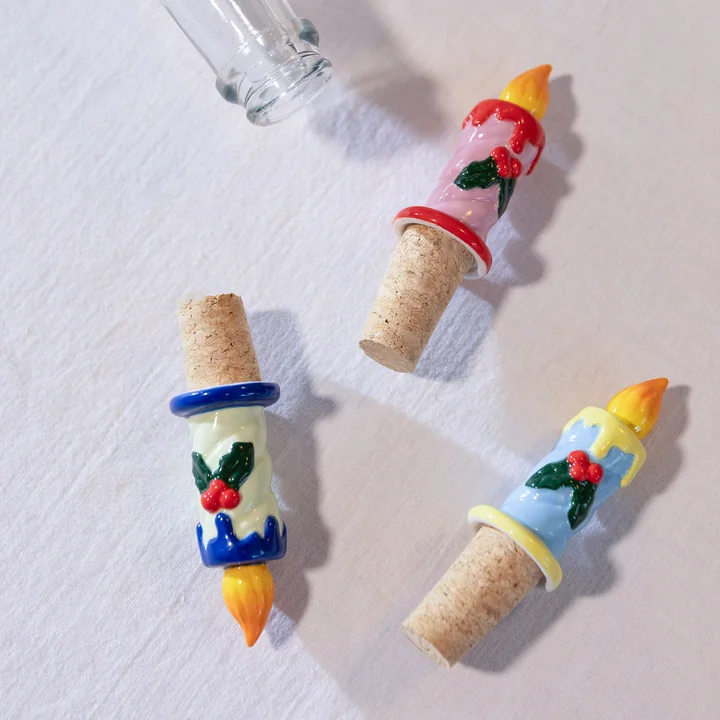 &klevering - Candle Flaschenverschluss, hellblau