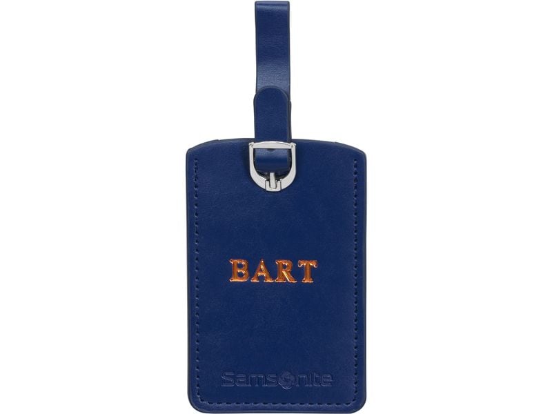 Samsonite G.T. Rectangle Luggage Tag 2 Stück, Dunkelblau Gepäckanhänger