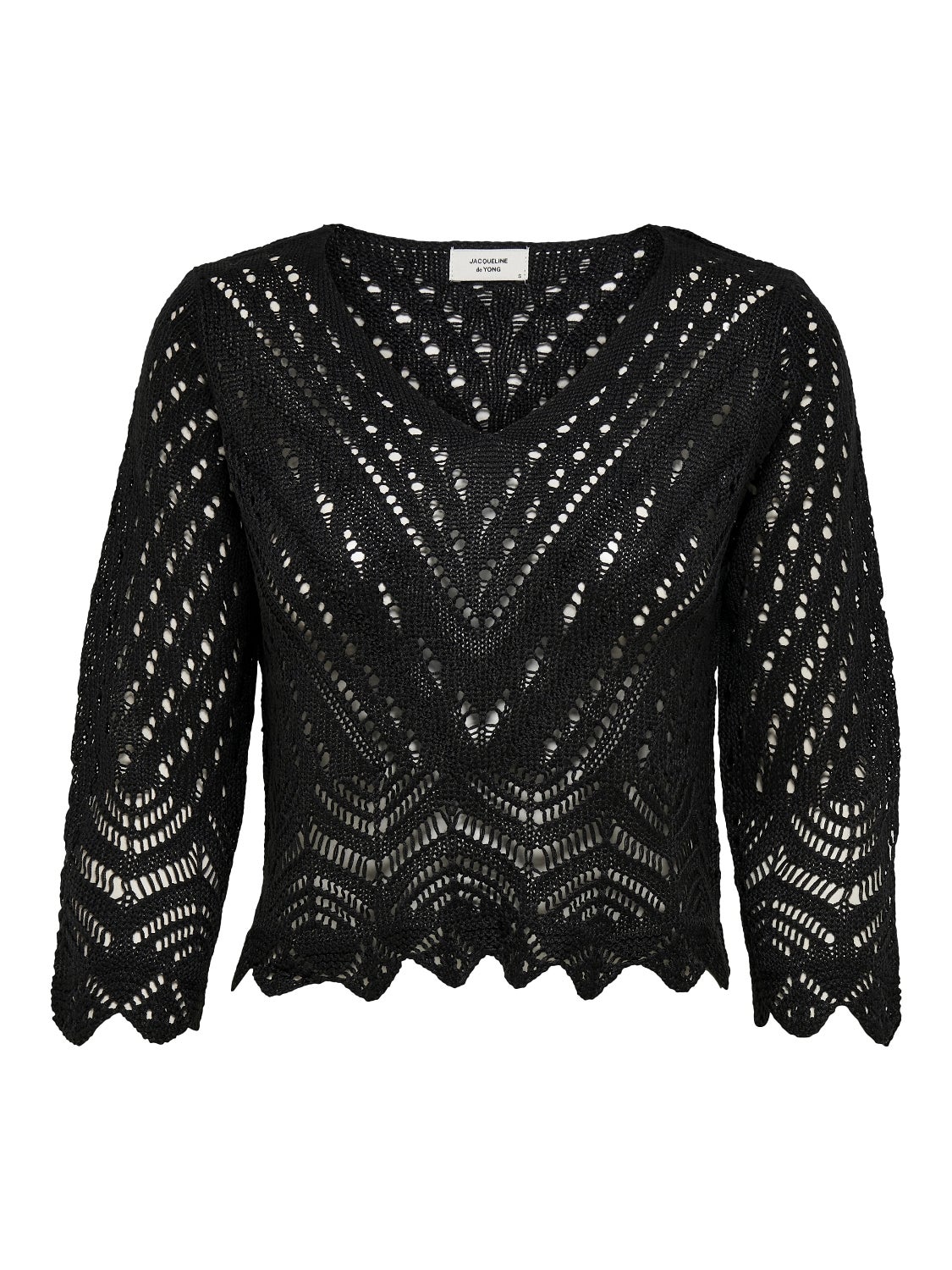 JDYNEW Gestricktes Oberteil Black