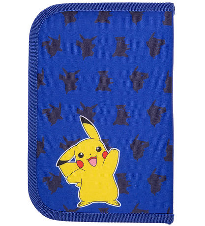 Pok?mon Penalhus m. Indhold - Blå/Gul m. Pikachu