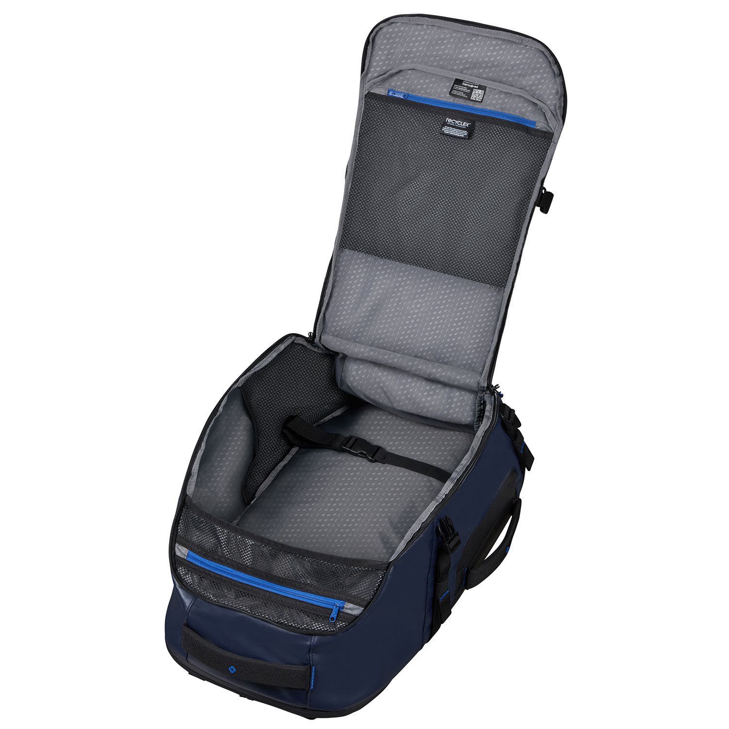 Samsonite Ecodiver Travel Backpack M 55L blue nights