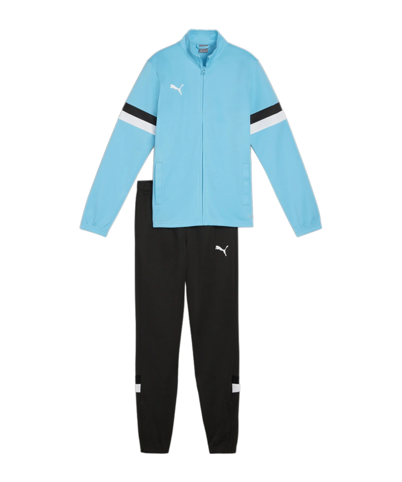 PUMA individualRISE Trainingsanzug Kids Blau Schwarz F56