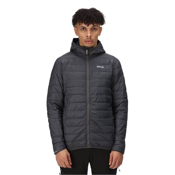 Doudoune randonnée REGATTA HOODED HILLPACK DARK GREY