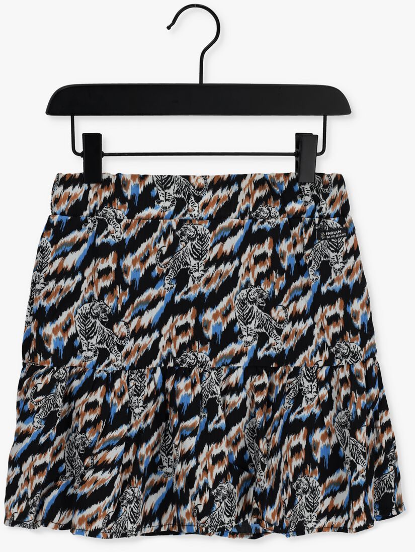 INDIAN BLUE JEANS blauwe indian blue jeans minirok tiger skirt