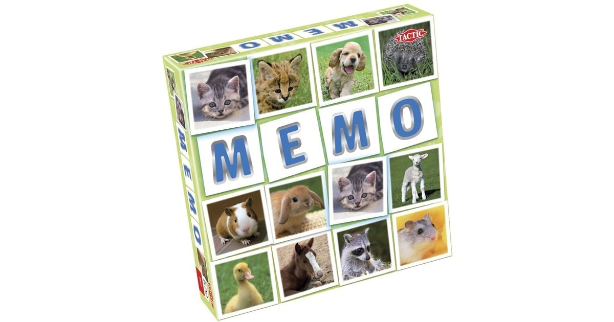 TacticAnimals Babies Memo Memory  (Nederlands, 2 - 4 spelers, 10 minuten, Vanaf 3 jaar)