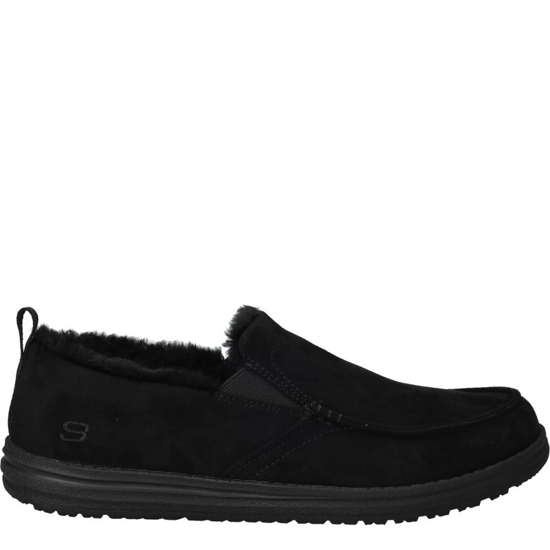 Skechers Relaxed Fit Melson Willmore Dichte pantoffels Zwart Heren
