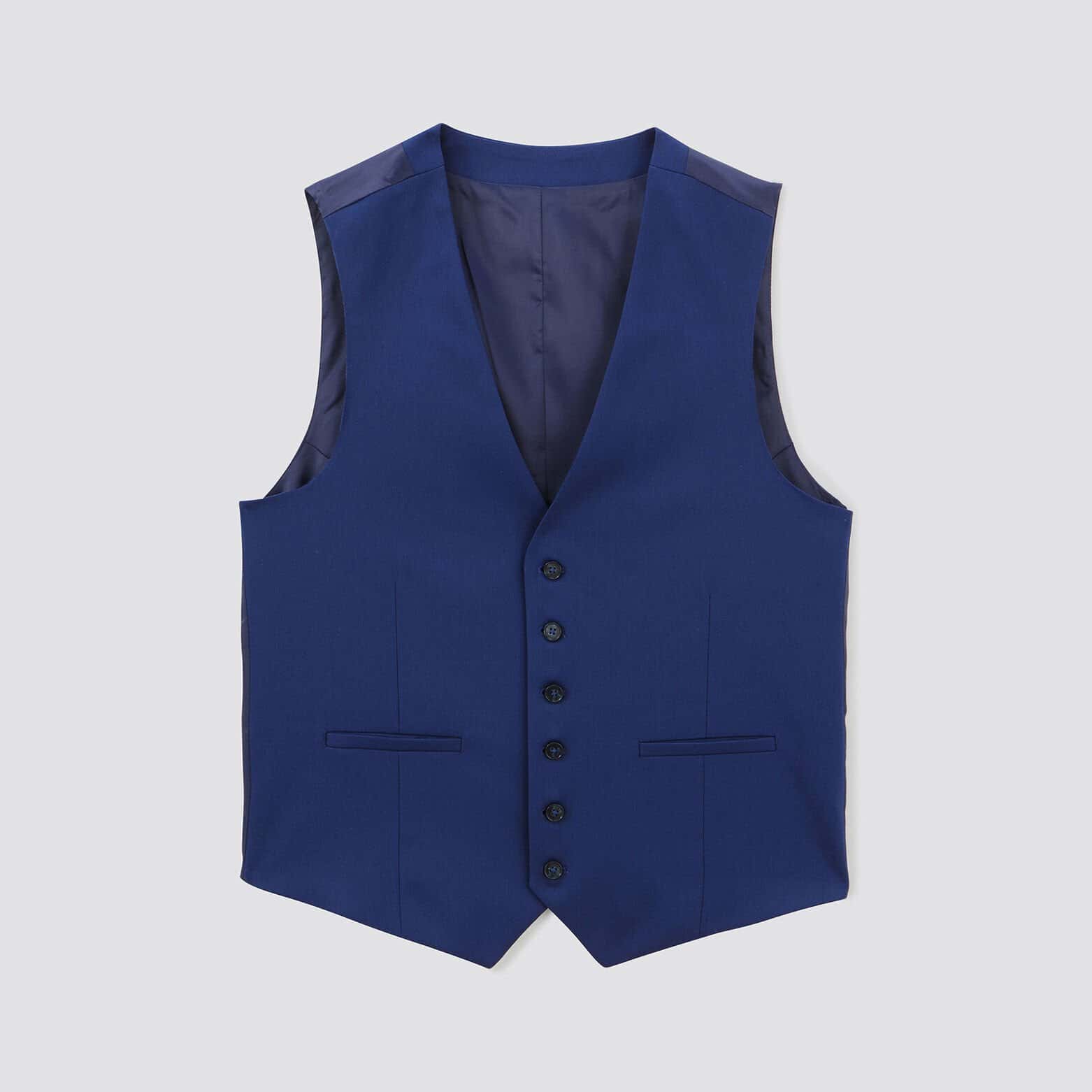 Gilet de costume Bleu moyen
