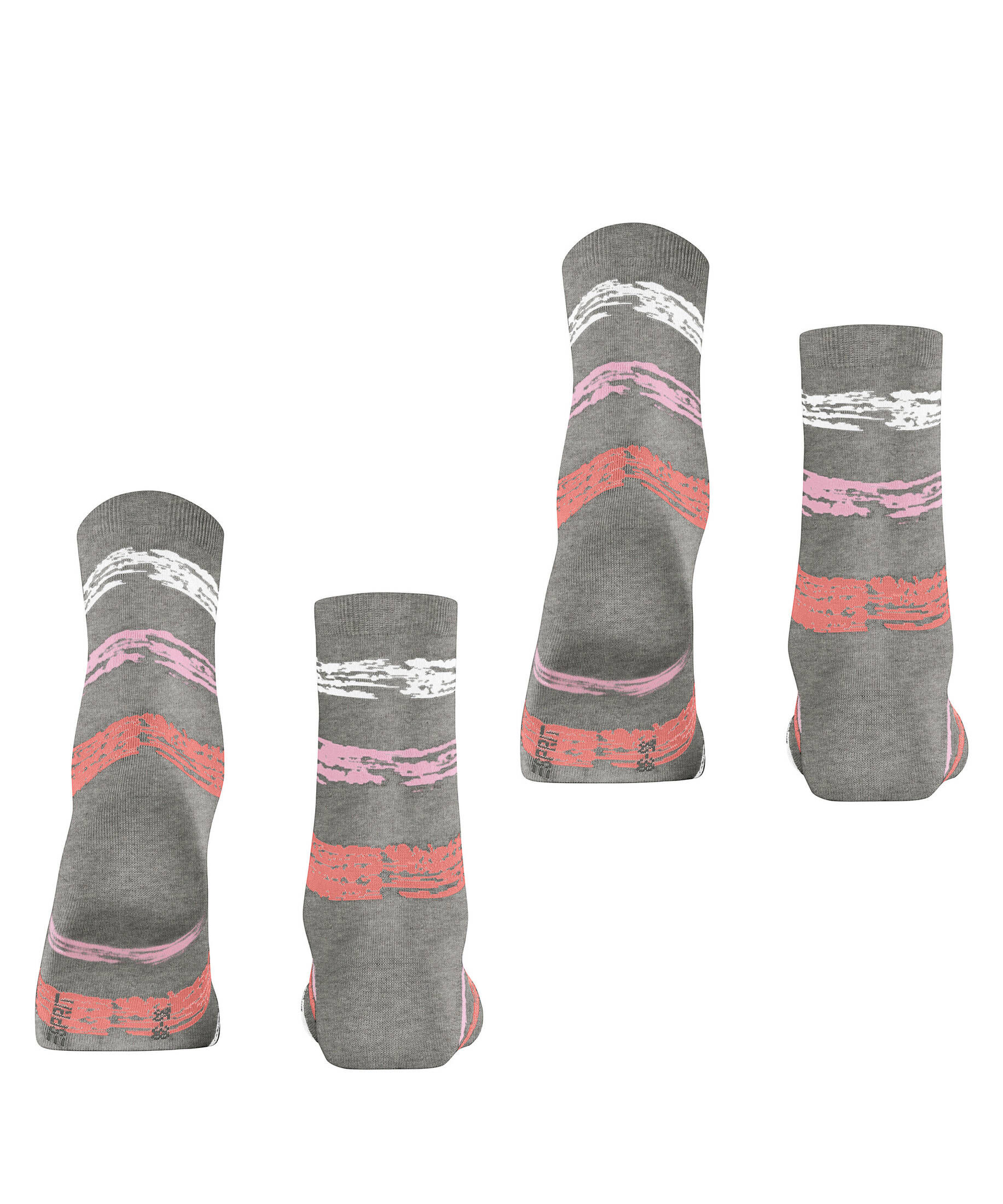 Esprit| Damen Socken Brushed Stripes 2 Pack