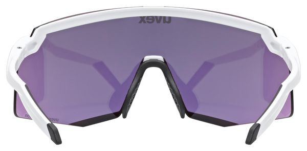 Lunettes Uvex Pace Stage CV Blanc/Verres Jaune Miroir