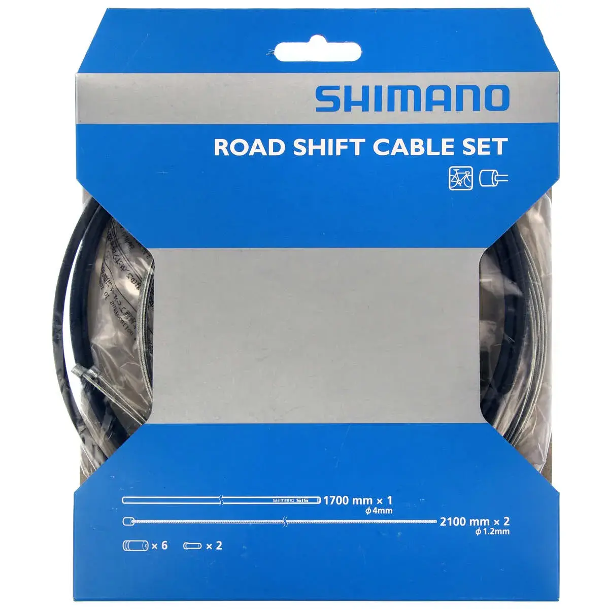 Shimano SIS40 Race Derailleurkabelset Zwart