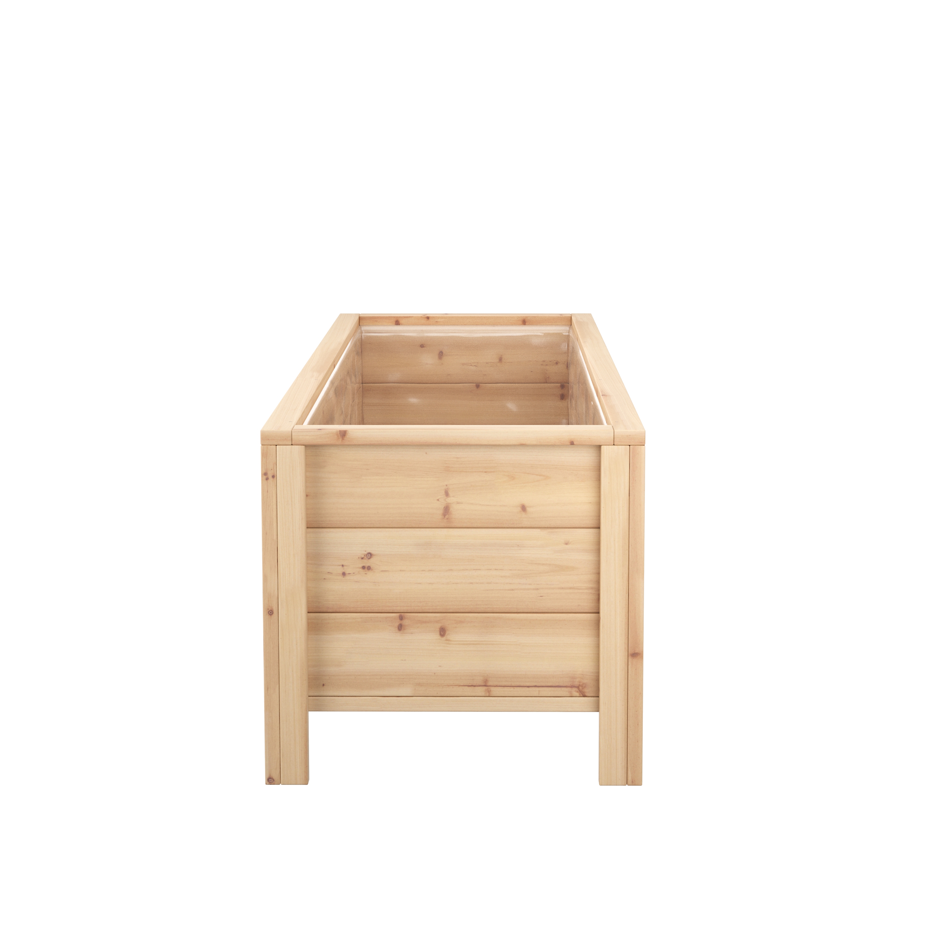 Hochbeet Holz 126 x 44 x 42 cm