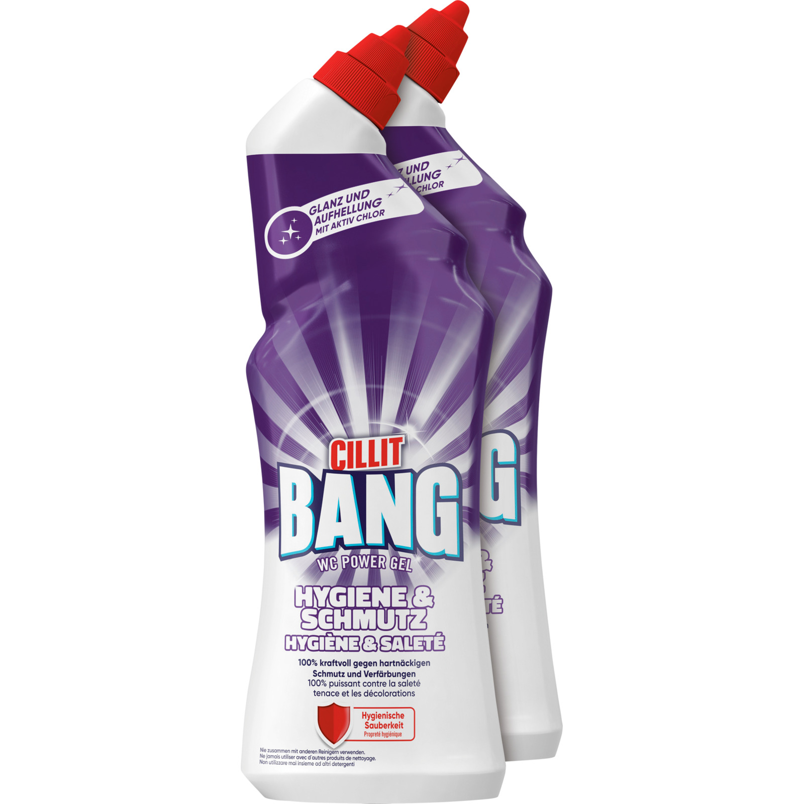 Cillit Bang WC Kraft Gel Hygiene & Schmutz 2 x 750 ml