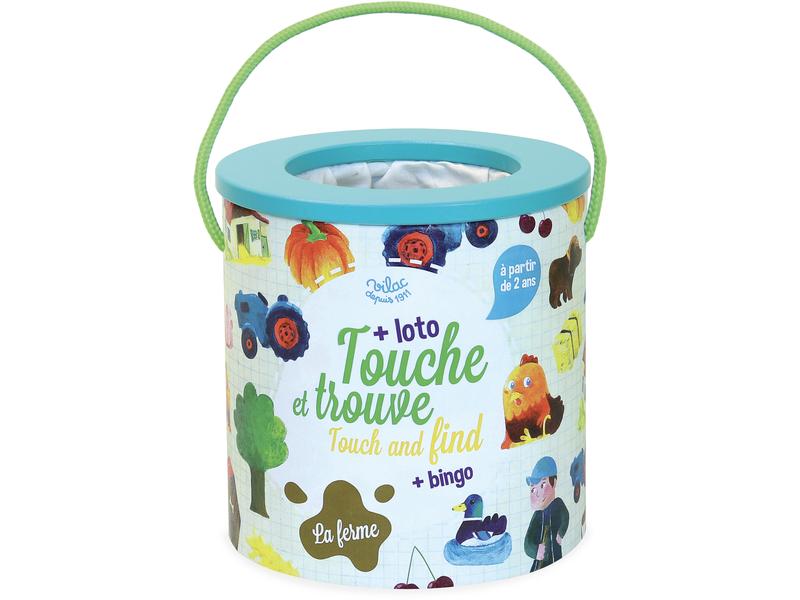 Vilac Spiel Fühle & Finde Bauernhof Ein lustiges und lehrreiches Spiel für Kinder