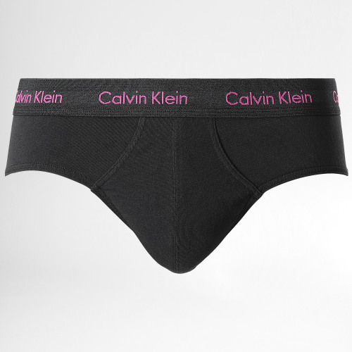 Lot De 3 Slips Cotton Stretch U2661G Noir