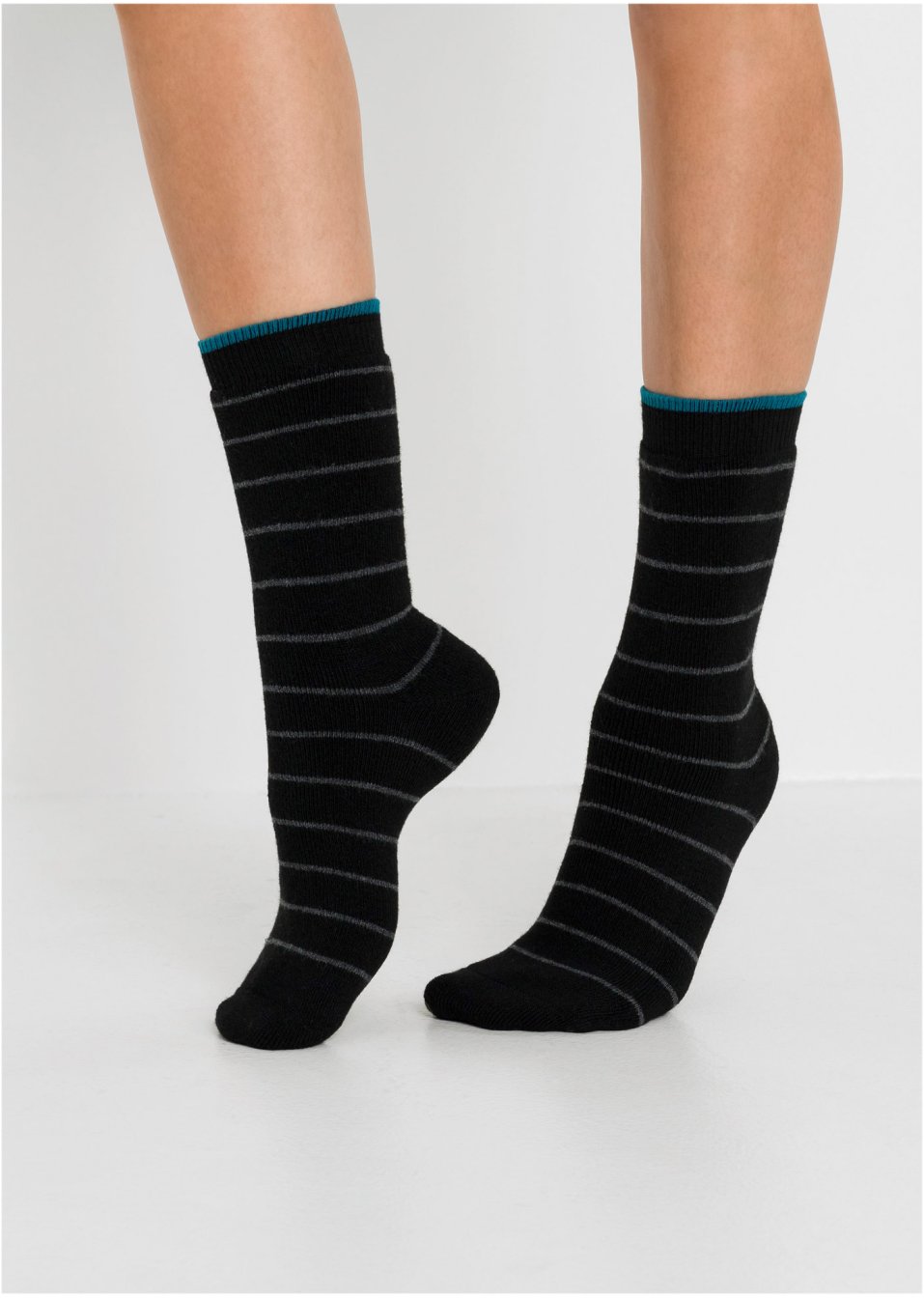 Lot de 3 paires de chaussettes thermo avec polyester recyclé