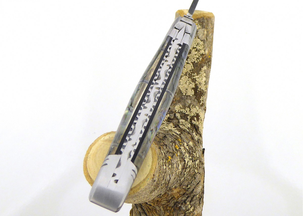 VENDU - Couteau Laguiole avec un manche en Manche en Abalone