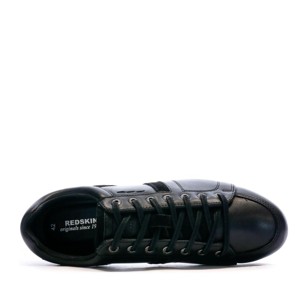 Redskins Baskets en Cuir Noir Homme Redskins Westy
