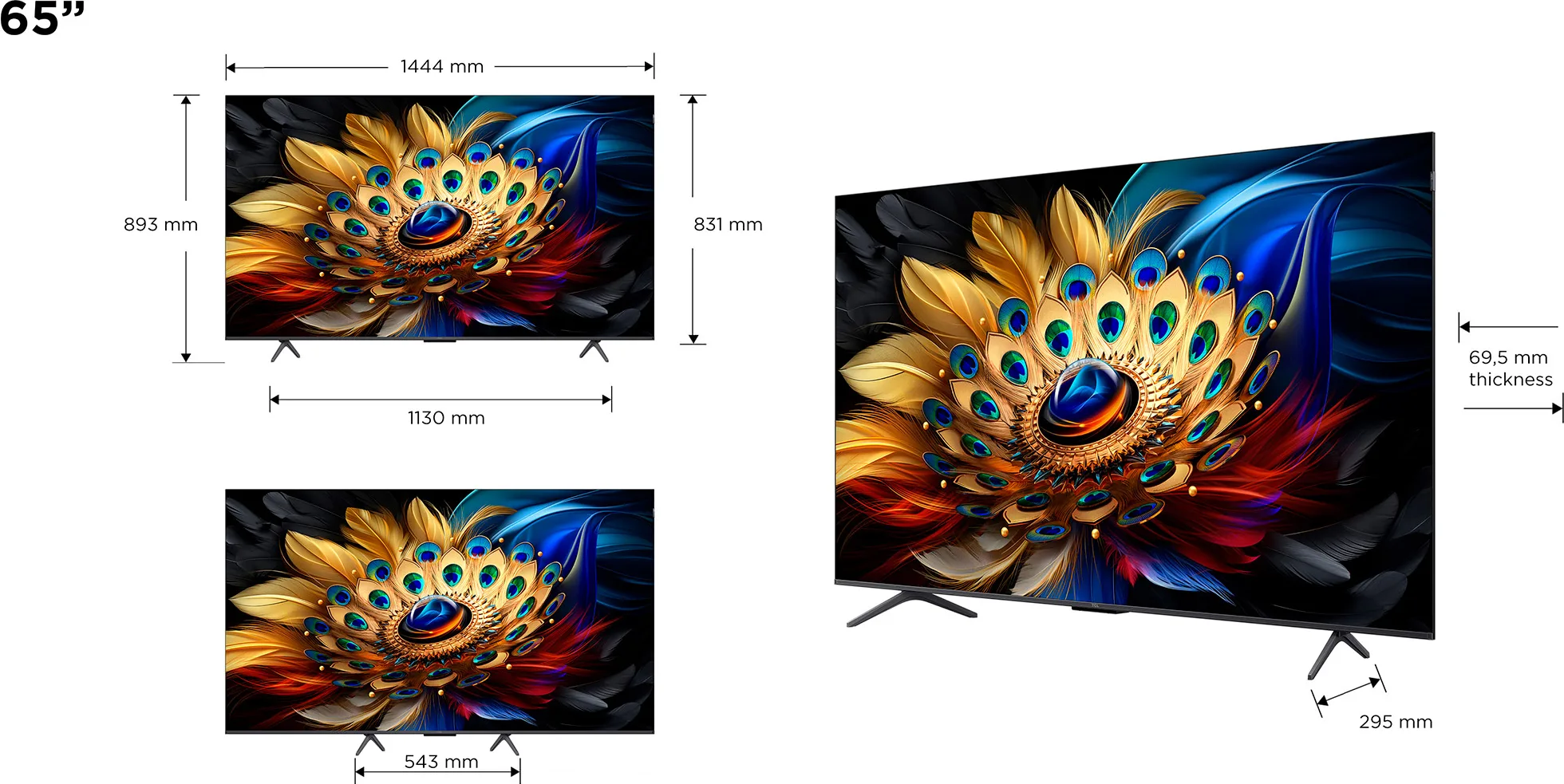TCL 65QLED780 (TCL 65C655) TV QLED