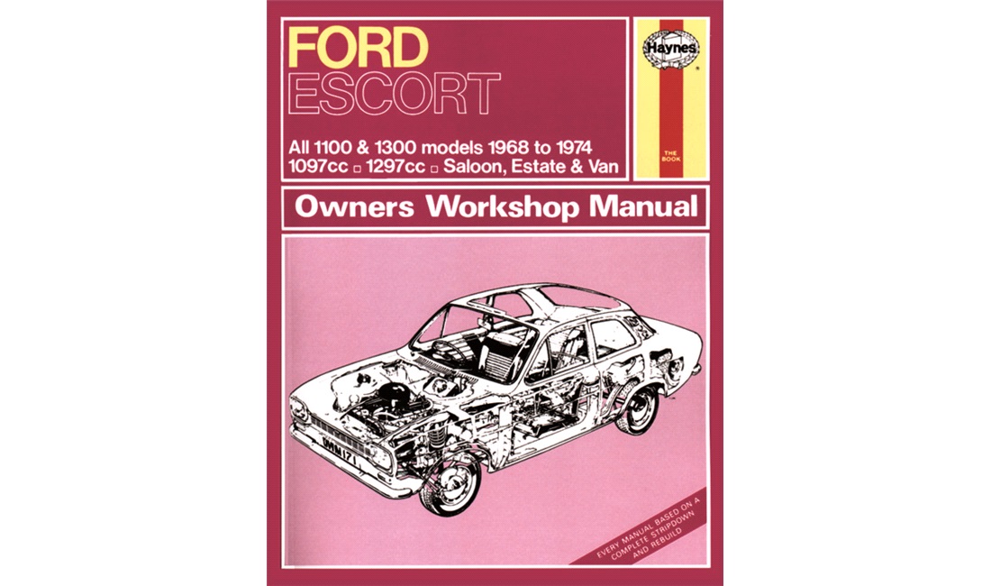 Reparationshåndbog Escort Mk I 6/68-8/74