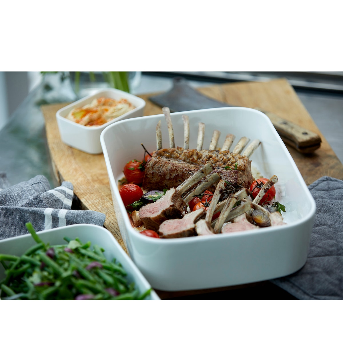 Rosti Modula Dish 25 x 18 x 6,5 cm White