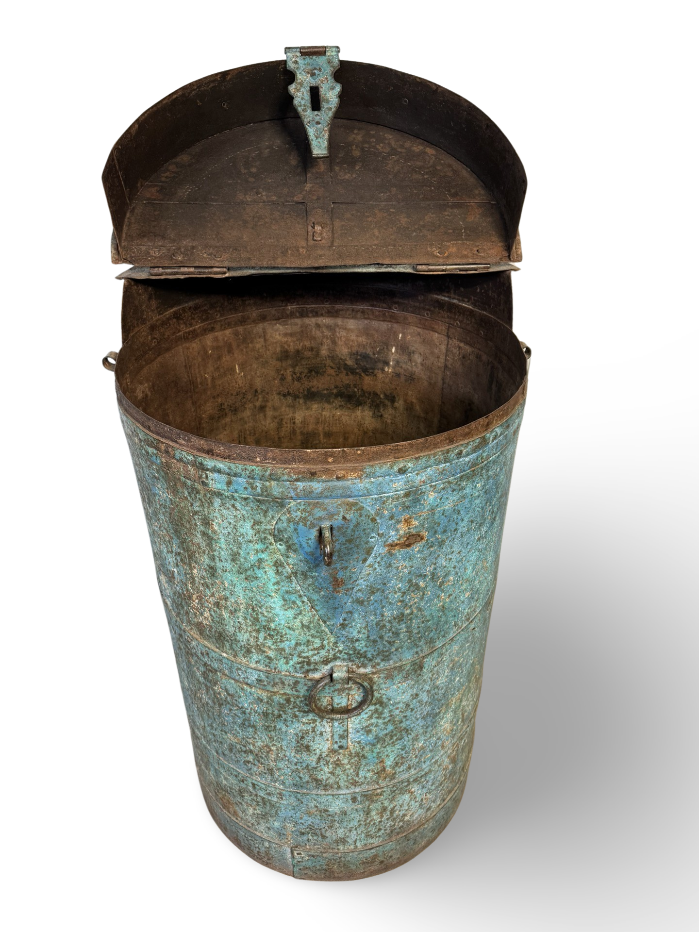 Ton blauw ijzer unieke