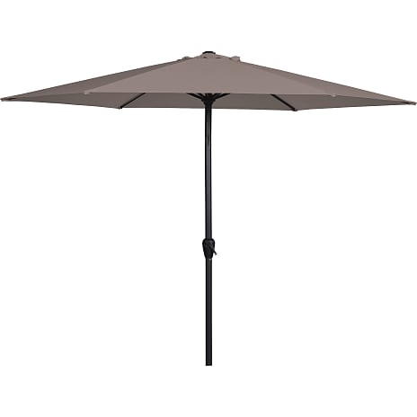 Orlando parasol - Sort/taupe