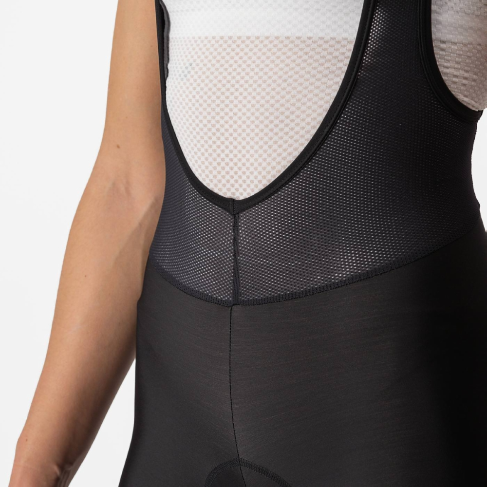 Castelli Entrata bibtights sort dame